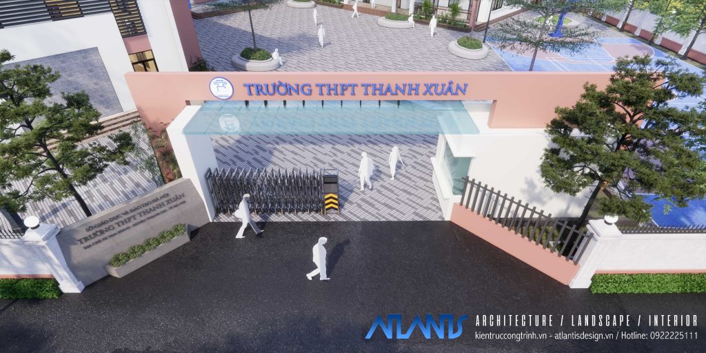 atlantis viet nam, cong ty tnhh kien truc noi that atlantis viet nam, thiết kế cảnh quan. thiết kế trường học , thiết kế trường học, thiết kế trường thpt thanh xuân, công ty tnhh kiến trúc nội thất atlantis việt nam